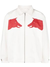 BODE Boar AppliquxE9 Shirt Jacket - at Farfetch