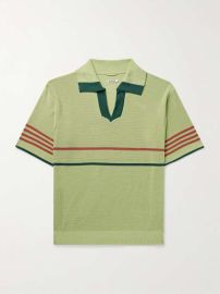 BODE Palmer Striped Cotton Polo Shirt for Men MR PORTER at Mr Porter