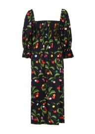 BORGO DE NOR Viona printed cotton midi dress Harvey Nichols at Harvey Nichols