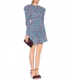 BORNEO FLORAL SILK MINIDRESS at Mytheresa