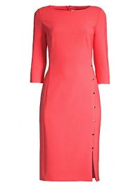 BOSS - Dikena Ponte Sheath Dress at Saks Fifth Avenue