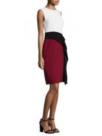 BOSS - Satin Sleeveless Sheath Dress at Saks Fifth Avenue