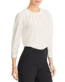 BOSS Bagana Silk Top Bloomingdales at Bloomingdales