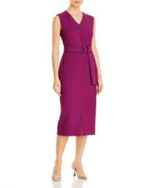 BOSS Dadorina Belted Jersey Interlock Dress Women - Bloomingdale s at Bloomingdales