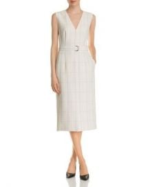 BOSS Dalyris Sleeveless Plaid Dress     Bloomingdales at Bloomingdales