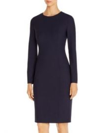 BOSS Damola Long-Sleeve Sheath Dress Women - Bloomingdale s at Bloomingdales