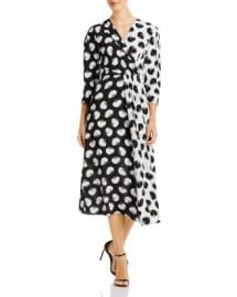 BOSS Danotta Reverse Print Dress     Bloomingdales at Bloomingdales