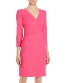 BOSS Daraya Faux Wrap Dress Bloomingdales at Bloomingdales