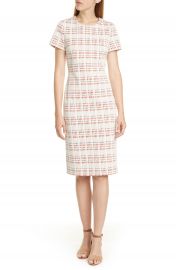 BOSS Decka Cotton Blend Tweed Dress   Nordstrom at Nordstrom