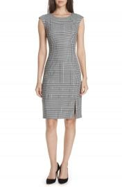 BOSS Deoboa Glen Plaid Sheath Dress   Nordstrom at Nordstrom