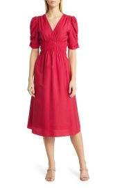 BOSS Dizzi Puff Sleeve Dress at Nordstrom