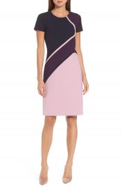 BOSS Dukatia Colorblock Sheath Dress at Nordstrom