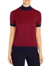 BOSS Faryna Houndstooth Knit Top Women - Bloomingdale s at Bloomingdales