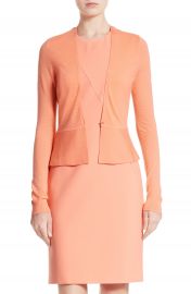 BOSS Feline Wool Peplum Cardigan at Nordstrom