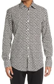 BOSS Hank Kent Trim Fit Long Sleeve Button-Up Shirt at Nordstrom