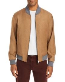 BOSS Hugo Boss Hanry Flannel Bomber Jacket   Bloomingdales at Bloomingdales