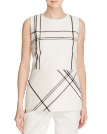 BOSS Iamma Plaid Top at Bloomingdales