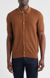 BOSS Iseppo Short Sleeve Cardigan at Nordstrom