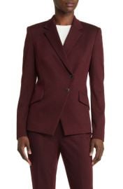 BOSS Jatawa Asymmetric Twill Blazer at Nordstrom