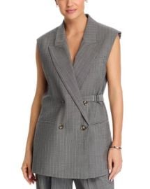 BOSS Jewelara Pinstriped Vest Bloomingdales at Bloomingdales