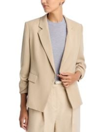 BOSS Jia Ruched Sleeve Blazer Bloomingdale39s at Bloomingdales