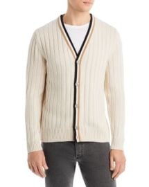 BOSS Losilvio Ribbed Cardigan Bloomingdales at Bloomingdales