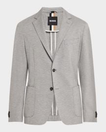 BOSS Menx27s Hanry Stretch Jersey Slim-Fit Blazer at Neiman Marcus