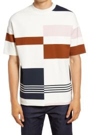 BOSS Menx27s Tames Colorblock T-Shirt at Nordstrom