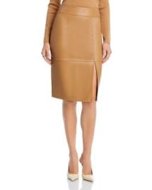 BOSS Setora Leather Pencil Skirt Bloomingdales at Bloomingdales