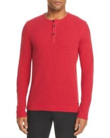 BOSS Trix Waffle Knit Henley Top   Bloomingdales at Bloomingdales