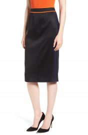 BOSS Vartona Piped Pencil Skirt at Nordstrom