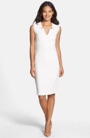 BOSS and39Dimitaand39 Stretch Woven Sheath Dress at Nordstrom