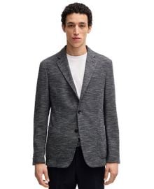 BOSS by Hugo Boss Menx27s Micro-Patterned Slim-Fit Blazer - Macyx27s at Macys