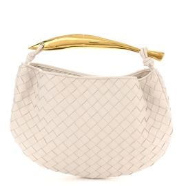 BOTTEGA VENETA Nappa Intrecciato Sardine Bag Chalk 1211750 FASHIONPHILE at Fashionphile