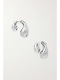 BOTTEGA VENETA Silver earrings NET-A-PORTER at Net a Porter