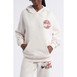 BOYS LIE Breakfast Beers Racer Oversize Graphic Hoodie at Nordstrom