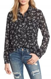 BP  Gathered Back Print Shirt  Regular  amp  Plus Size at Nordstrom