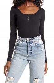 BP  Henley Bodysuit   Nordstrom at Nordstrom