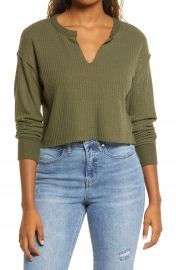 BP  Long Sleeve Waffle Knit Top   Nordstrom at Nordstrom