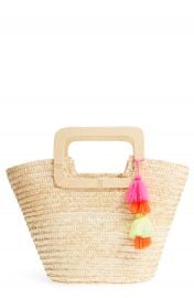 BP  Straw Ring Handle Basket Tote at Nordstrom