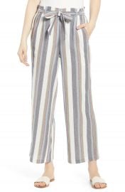 BP  Stripe Paperbag Pants  Regular  amp  Plus Size    Nordstrom at Nordstrom