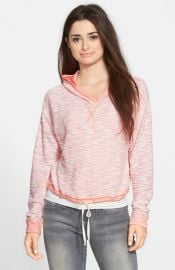 BP Crop Knit Hoodie at Nordstrom