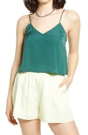 BP Crop Satin Camisole at Nordstrom