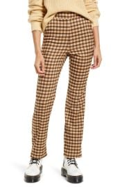 BP Flare Check Woven Pants at Nordstrom