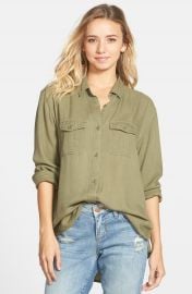 BP Military Shirt in Olive at Nordstrom