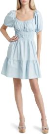 BPCowl Neck Satin Minidress at Nordstrom