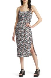 BPFloral Print Woven Slipdress at Nordstrom