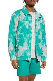 BPNylon Jacket in GreenGrey Dye Print at Nordstrom