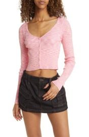 BPRib Crop Cardigan at Nordstrom