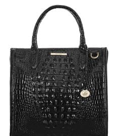 BRAHMIN Melbourne Collection Caroline Crocodile-Embossed Satchel Bag Dillardx27s at Dillards